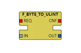 F_BYTE_TO_ULINT功能块